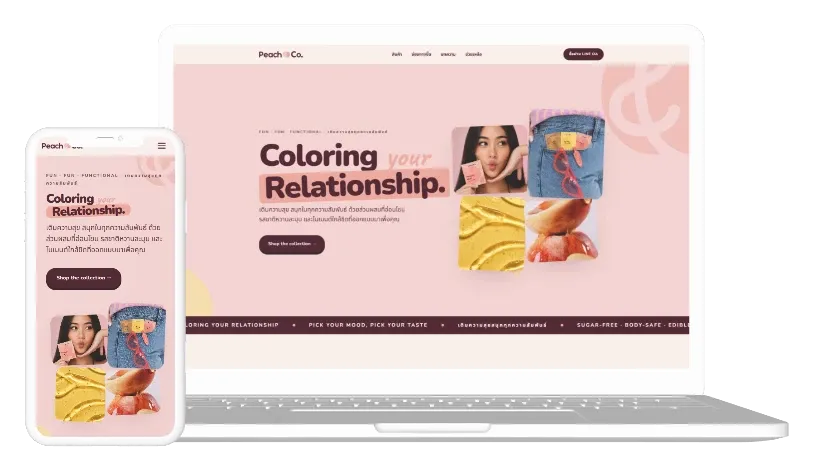Peach & Co. · Website